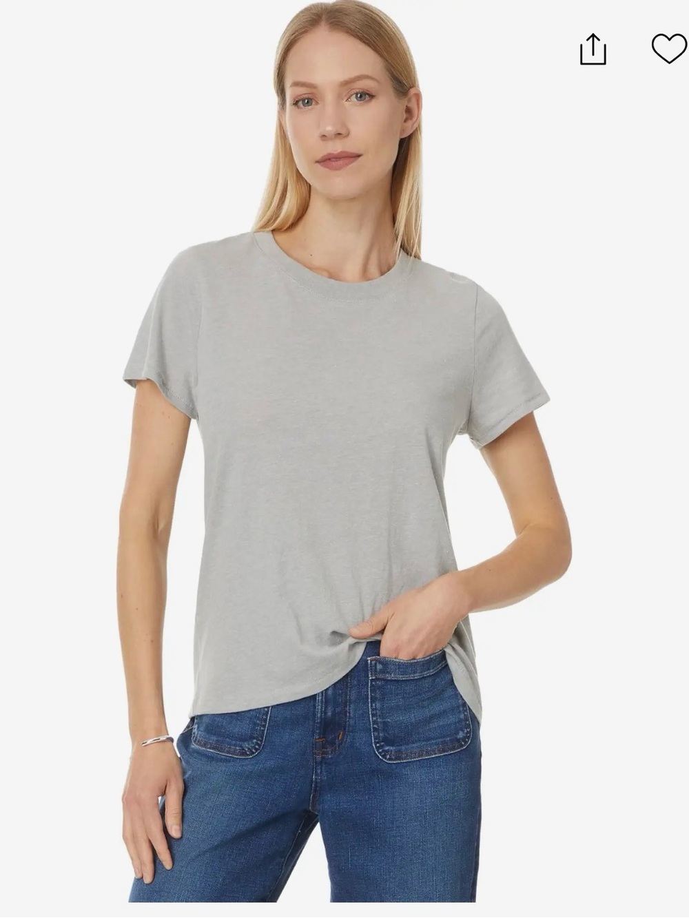 Madewell Gray Crewneck Vintage Tee